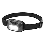 ANSMANN LED Kopflampe - LED Arbeitsleuchte mit 125 Lumen - Stirnlampe LED ideal zum Radfahren Laufen...