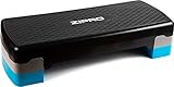 Zipro Steppbrett für Zuhause inkl. Workout, Stepper höhenverstellbar und rutschfest für Aerobic,...