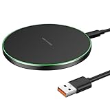 Kabelloses Induktionsladegerät Schnellladepad mit QC3.0 USB‑C, 35W...