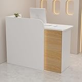 Empfangstisch für Salon, Büro-Theke mit 1 Schublade, Sekretär-Schreibtisch, Home & Store...