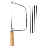 WATIIFUFU U Förmige Bogensägen Satz Verstellbare Handsäge für Holzbearbeitung 7 Zoll mit 5...