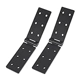 2 Stk Scharniere Klappbar Scharniere Schwerlast, Türscharnier Kistenband, Klappscharnier, Schwarz...