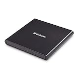 Verbatim External Slimline CD/DVD Writer, USB 2.0, moblies Laufwerk, Nero Burn & Archive-Software...