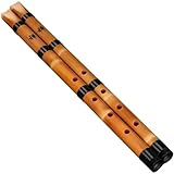 1 Stück Bambus Shakuhachi 5 Löcher Japanische Flöte Braun Bambus Kurze Xiao Holzblasinstrument...