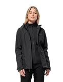 Jack Wolfskin Damen Moonrise 3in1 Jkt W Jacket, Schwarz, L EU