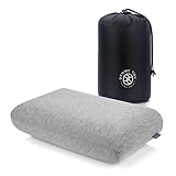 DYNMC you Bequemes Reisekissen und Outdoor Kissen inkl. Tasche, Weicher Oeko-TEX-Bambus-Bezug -...