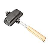 Hlennotor Heißer Sandwichmaker Aus Aluminium mit Antihaftplatten, Doppelseitiger...