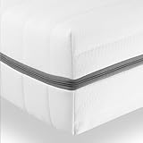 Sleepneo - Orthopädische 7 Zonen Matratze 90x200 - Höhe ca. 18cm - Härtegrad H3 & H4 -...