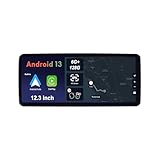 BXLIYER 12.3 Zoll -[6G+128G]- Android 13 IPS Autoradio für Audi A3 8P 8PA S3 RS3 (2003-2013) -...