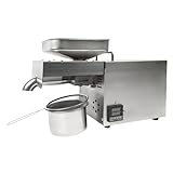 CLEADONG Ölpresse Maschine Elektrische 610W, Ölpressmaschine Heiß- und Kaltpresse verfügbar,...
