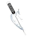 Jsdoin Digital Küchenthermometer, Fleischthermometer LCD mit Langer Sonde, Bratenthermometer,...