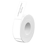 vicihoho 180pcs Thermo Etiketten Selbstklebend, 15 x 30mm Etikettenhersteller-Band, Angepasstes...