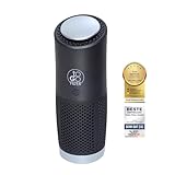 toGo Filter Luftreiniger to-go mit Akku Batterie, klein tragbar smart für Reisen Tische Autos, HEPA...