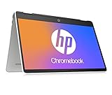 HP Chromebook x360 14a-ca0219ng (14 Zoll / HD Touch) 2in1 Laptop (Intel Celeron N4020, 64GB eMMC,...
