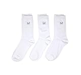Crew Clothing Herren Bambussocken, Einheitsgröße, 3 Stück