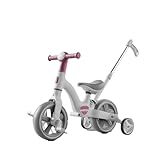 NMM 2-in-1 Laufrad Dreirad | Ab 1 Jahr | 100KG, Balance Bike & Pedal-Dreirad Kombi mit Musiklicht,...