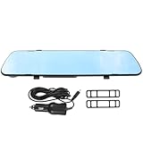Healvian 24 Zoll Rückspiegel Dashcam mit Einzellinse Rückfahrkamera Dünnes Design...