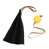 HNBGNNMRO Leder-Beißlappen, Hundetrainings-Beißspielzeug, multifunktionaler interaktiver...