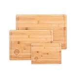 MasterChef Schneidebretter Holz, Schneidebretter Bambus, 38cm x 27,5cm 34cm x 23,5cm 23cm x 15cm,...