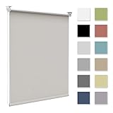 Verdunkelungsrollo Verdunklungsrollo ohne Bohren & mit Bohren,Rollo Verdunkelung Creme 45x120cm für...