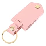 POPETPOP Anti Verloren Schlüsselanhänger aus Robustem PU Leder Kreativer Selbstgemacht...