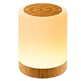 Auxmir Nachtlicht Nachttischlampe Touch Dimmbar mit 256 RGB Farben 5 Modi, 3000mAh Tischlampe...