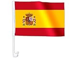 Autofahne Autoflagge Auto Fenster Fahne Flagge SPANIEN