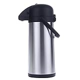 Haushalt International Airpot 3,0 L Pumpkanne Isolierkanne Thermo Kanne Kaffeekanne Camping...