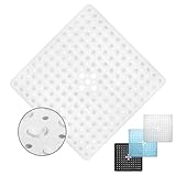 BASVII Duschmatte rutschfest, Antirutschmatte für die Dusche 53x53cm, Badewannenmatte mit...