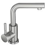 Wasserhahn Bad, SEMANEY 360° Drehbar Waschbecken Armaturen, Einfache Montage Einhebelmischer...