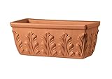 NEU !! Orig. Italienischer Blumenkasten 32 cm aus Terracotta Balkonkasten Pflanzkasten Blumentopf...