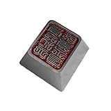 Legierte Tastenkappe, Originalhöhe, Metall-Finish, Tastenkappe für mechanische Tastaturen,...