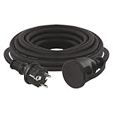 EMOS - IP44 Verlängerungskabel 5m - 1 Schuko-Steckdose - wasserdicht, schlagfest, temperatur- &...