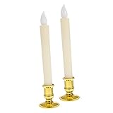 DIYEAH 2 Stück Stabwachs Elektronische Kerze LED Kerze Votivkerzen Outdoor Kerze Flammenlose...