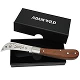 ADAM WILD Gartenmesser mit Gravur | personalisiertes Geschenk Garten | Gartenliebhaber &...