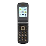 Cuifati Senioren-Klapphandy, Großtastentelefon, Entsperrt, 2G-GSM-Klapphandy, 2,4-Zoll-LCD, Einfach...