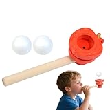Yuemeuy Schwebende Blasrohr Kugeln,Balance Schwebende Bälle Blas Spielzeug - Ergonomischer...