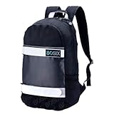 80Six Kleiner Rucksack, 20L Leichter Wasserdichter Wanderrucksack, Skateboard-Rucksack für Herren &...