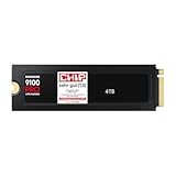 Samsung 9100 PRO Heatsink NVMe M.2 SSD, 4 TB, PCIe 5.0, 14.800 MB/s Lesen, 13.400 MB/s Schreiben,...