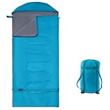 COTINSE Camping Schlafsack Wasserabweisend für Kinder (150+30x75cm) - Ultraleichter Reiseschlafsack...