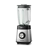 Philips Standmixer und Smoothie Maker – 1000W, 2-Liter-Glasbehälter, HomeID-App, variable...