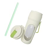 Tragbarer, wiederaufladbarer Saftpresse mit USB-Anschluss, 450 ml Kapazität, Smoothie-Maker für...