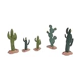 Qcwwy Mini -künstliche Kaktusfiguren
