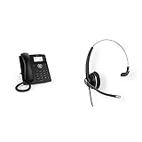 Snom D717 + A100M VoIP SIP IP Phone SOHO bunde with A100M Monaural Headset 300° Flexible Boom,...