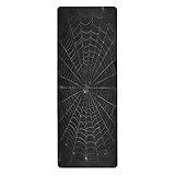 Waassud Yogamatte mit Spinnennetzen, rutschfest, für Damen, 180 x 66 cm