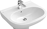 Villeroy & Boch O.Novo Waschbecken mit Hahnloch Keramik 60x49x18 cm Weiß Alpin CeramicPlus