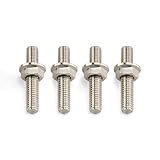 4 Stück Motorrad-Auspuffkrümmer-Stehbolzen, Muttern und Schrauben for Harley Sportster XL883...