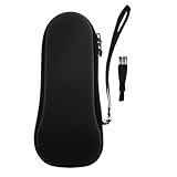 OSALADI Reiseetui für Elektrorasierer Schwarz Kompakt Stoßfest mit Sicherem Halt für Herren...