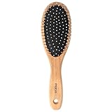 PARSA Beauty Naturkautschuk Haarbürste mit Metallpins abgerundeten Kunststoffnoppen aus schnell...