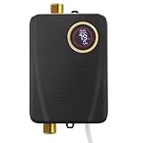 Elektrische Durchlauferhitzer 3,5KW 220V Elektrische Warmwasserbereiter Durchlauferhitzer mit LED...